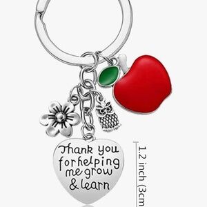 3PcsTeacher Appreciation Keychain Teacher Present.Thank You Gifts for Teachers.